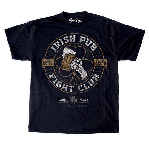 Irish Pub Fight Club - Black T-Shirt