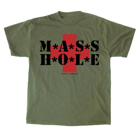 MASSHOLE® Army Green T-Shirt