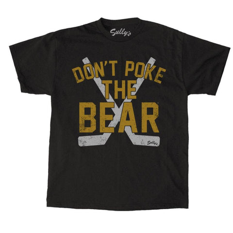 Don't Poke The Bear Heather Black T-Shirt