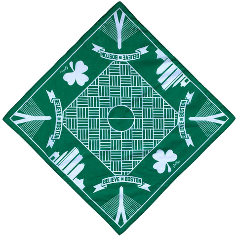 Boston Basketball Bandana